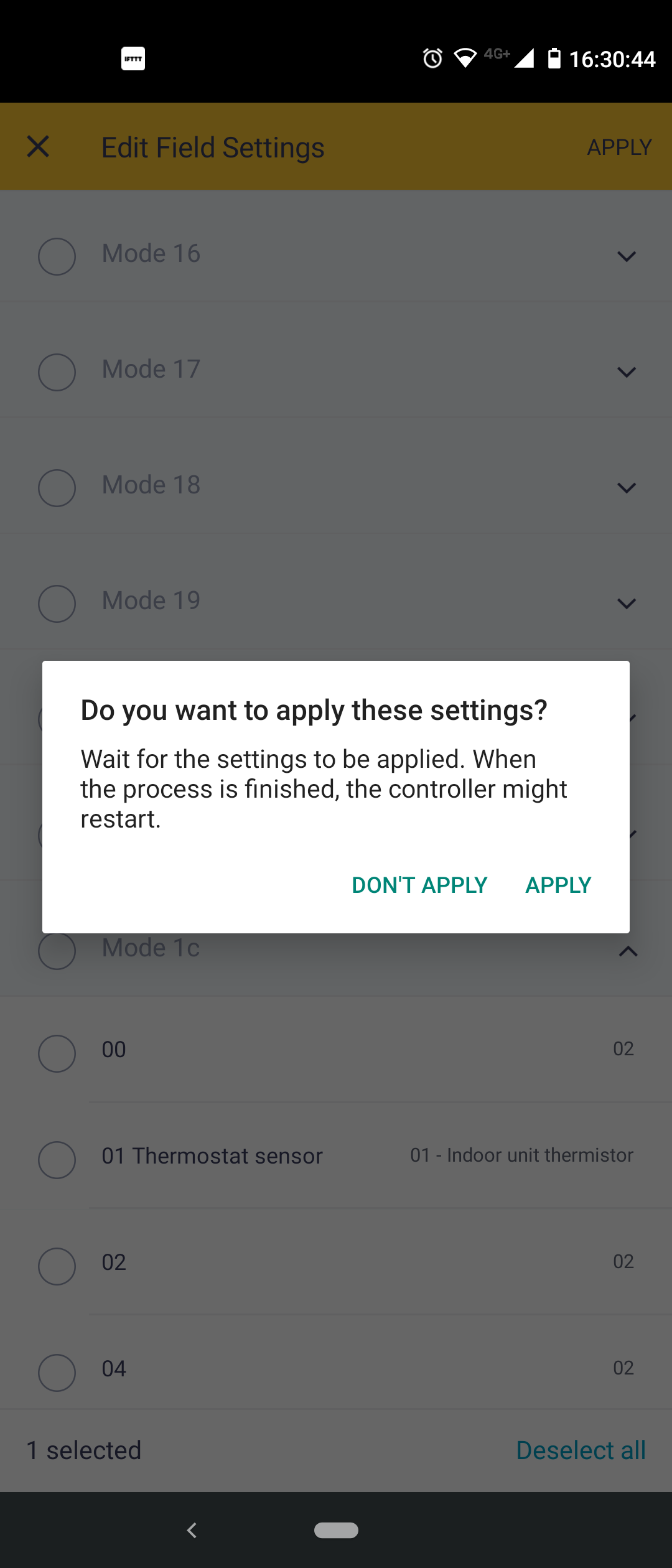 Madoka Assistant App Apply Setting Pop-Up